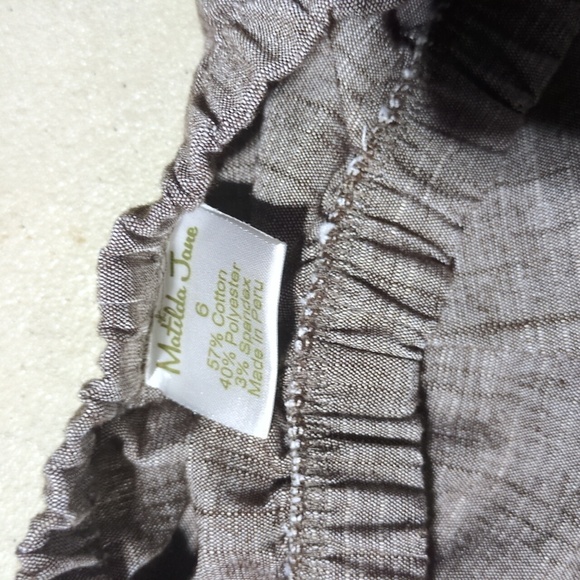 Matilda Jane floral Capri outfit size 6 - Picture 5 of 6